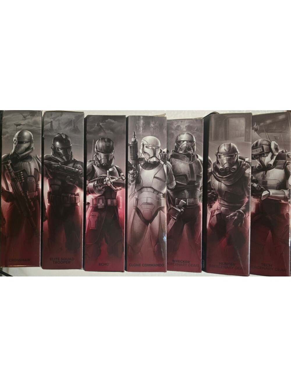 Lot of 7 Hasbro Star Wars The Black Series 6” The Bad Batch Sealed